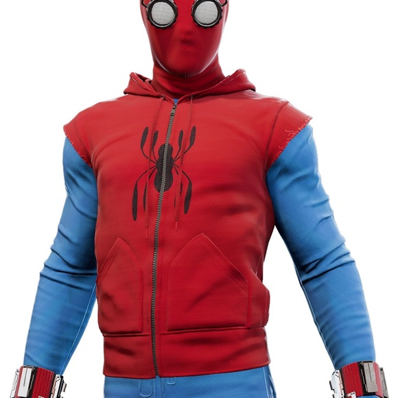 SPIDER MAN HOMECOMING HOMEMADE SUIT Vest MENS SIZE L - Picture 2 of 4